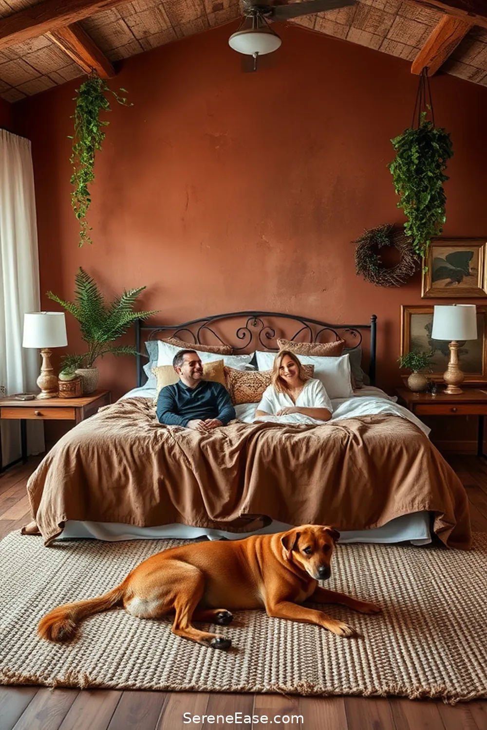 Tips for Blending Earth Tones With Rustic Bedroom Style 10 Creating a Focal Point for Tips for Blending Earth Tones With Rustic Bedroom Style