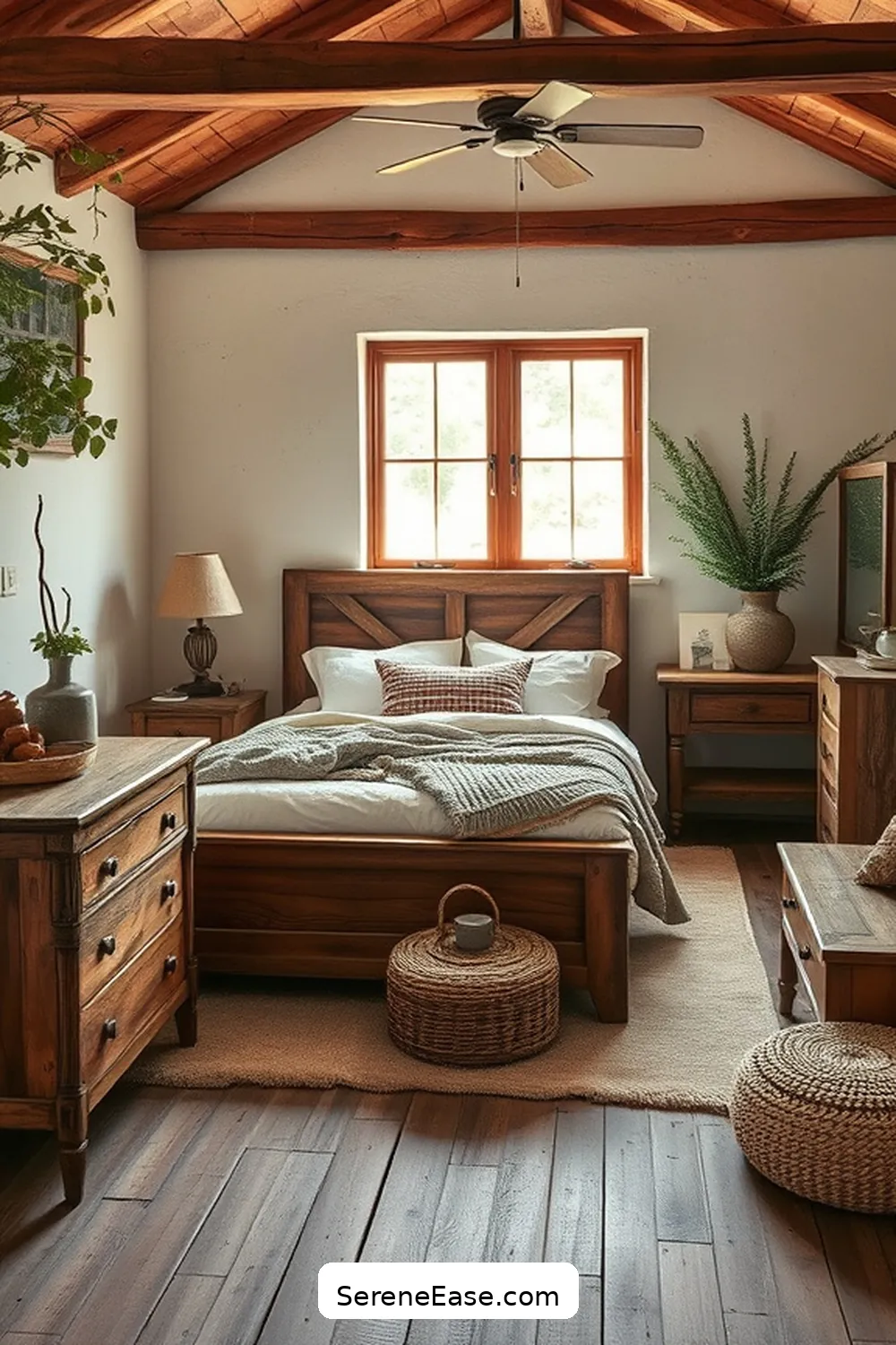 Tips for Blending Earth Tones With Rustic Bedroom Style 4 Selecting Rustic Furniture for Tips for Blending Earth Tones With Rustic Bedroom Style