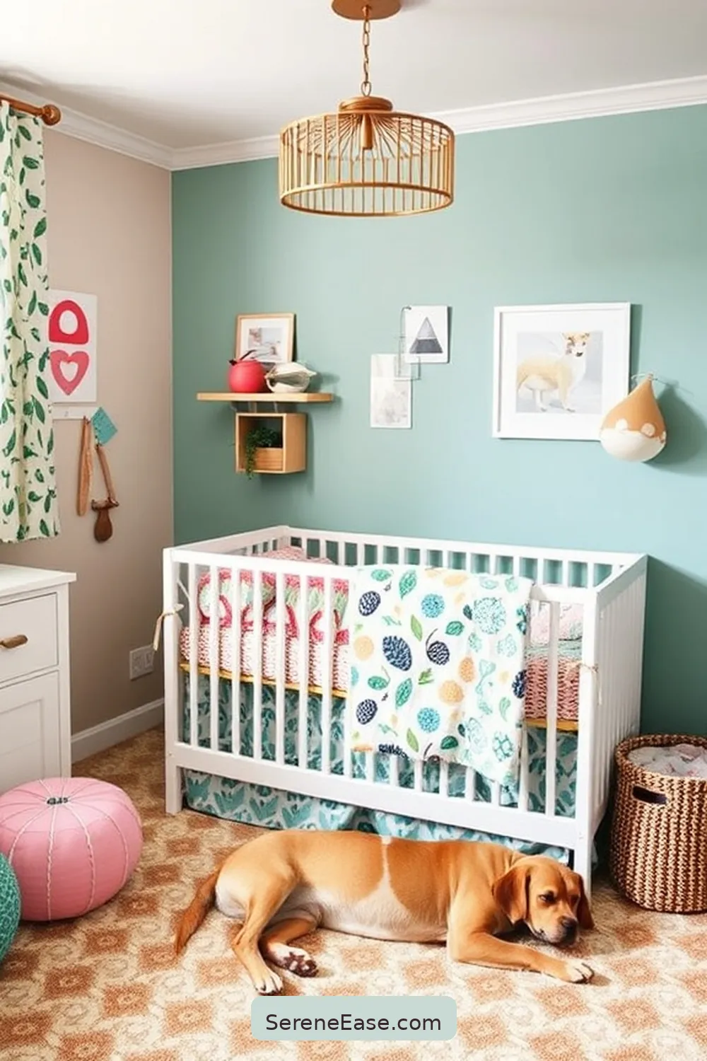 Tips for Designing a Bold and Bright Nursery in Modern Farmhouse Style 2 Embrace a Colorful Palette for Tips for Designing a Bold and Bright Nursery in Modern Farmhouse Style