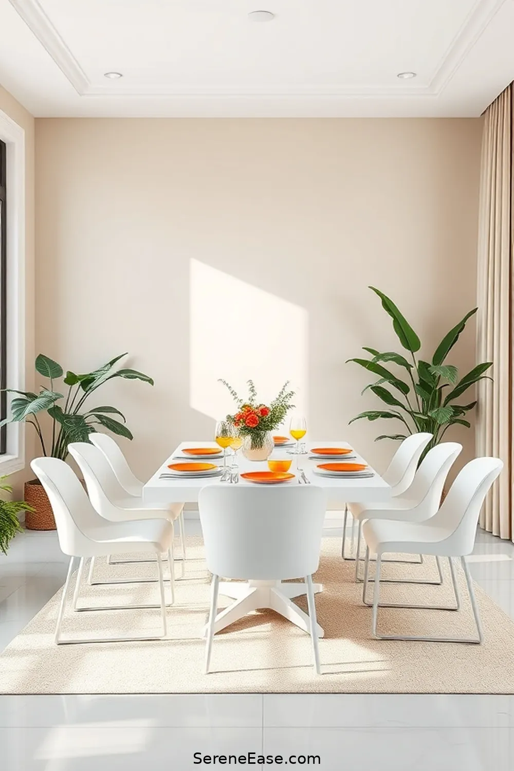 Tips for a Bold and Bright Minimalist Dining Room Style 2 Embrace a Neutral Base for Tips for a Bold and Bright Minimalist Dining Room Style