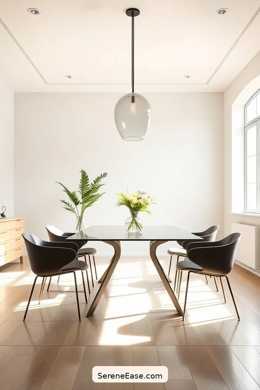 Tips for a Bold and Bright Minimalist Dining Room Style 5 Focus on Functional Lighting for Tips for a Bold and Bright Minimalist Dining Room Style