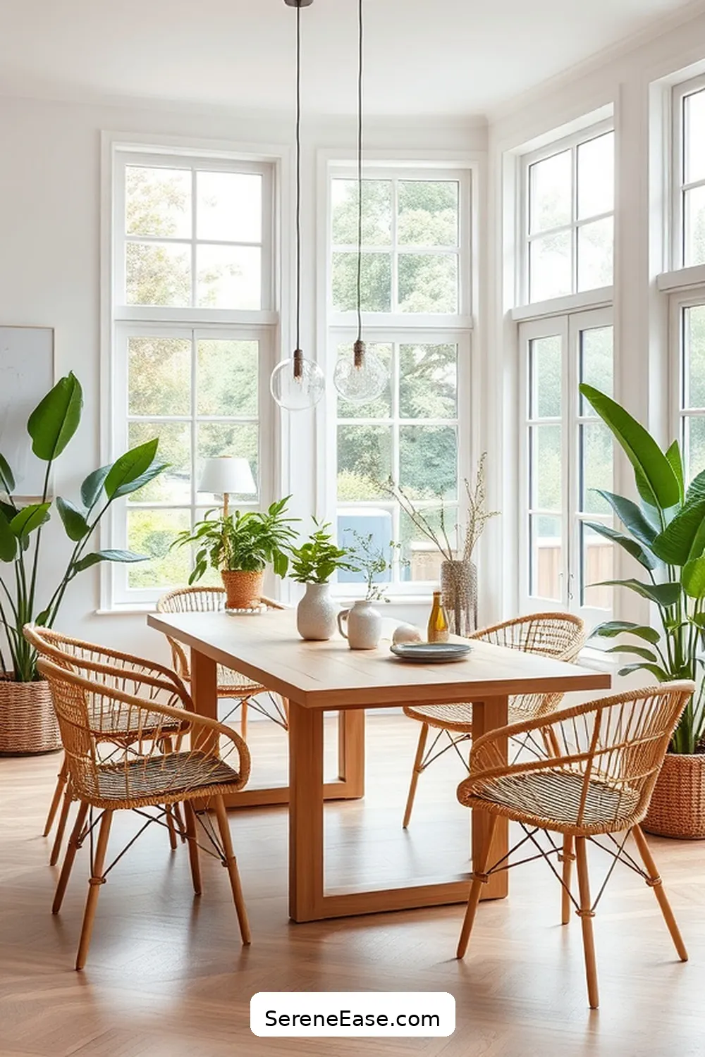 Tips for a Bold and Bright Minimalist Dining Room Style 8 Opt for Natural Materials for Tips for a Bold and Bright Minimalist Dining Room Style