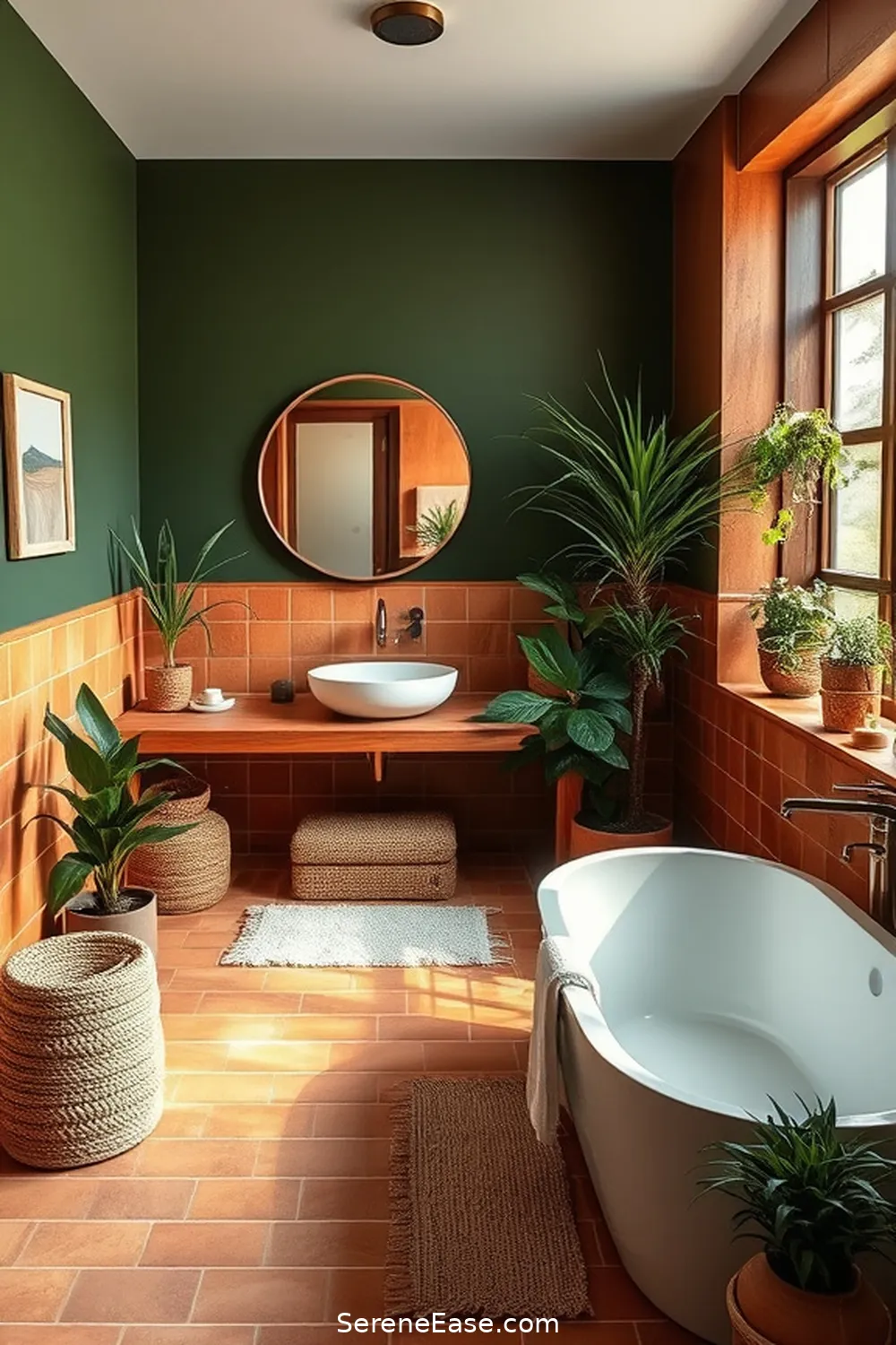 Transform Your Bathroom With Earth Tones and Bohemian Style 2 Choosing the Right Earthy Color Palette for Transform Your Bathroom With Earth Tones and Bohemian Style