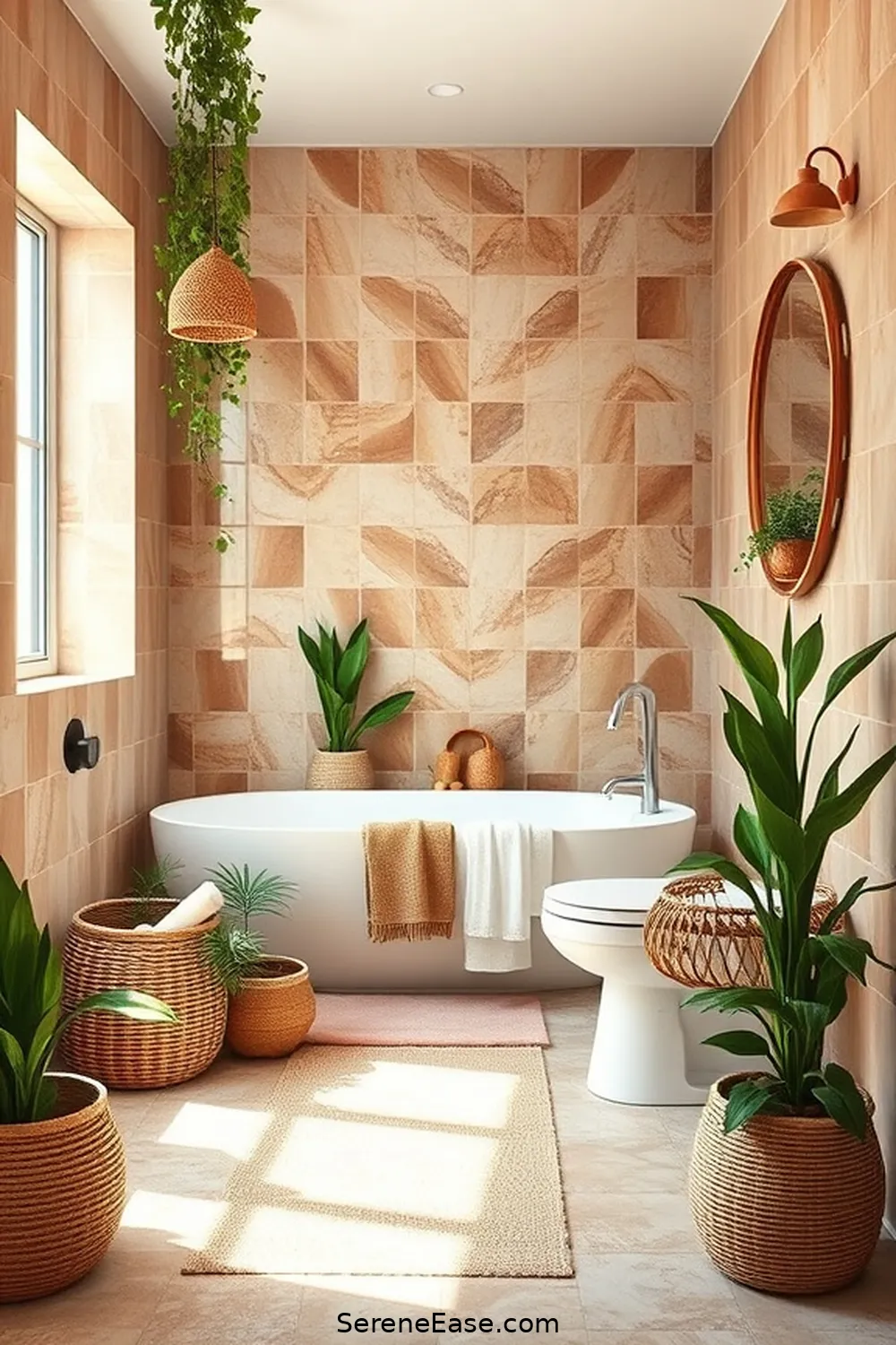 Transform Your Bathroom With Earth Tones and Bohemian Style 6 Creating a Relaxing Atmosphere for Transform Your Bathroom With Earth Tones and Bohemian Style
