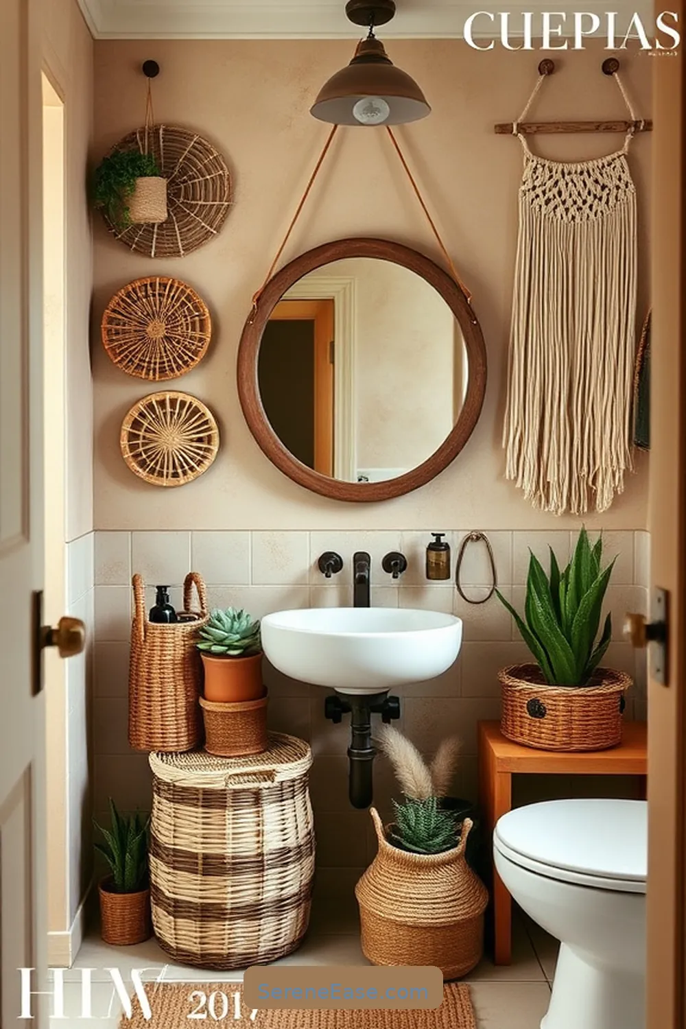 Transform Your Bathroom With Earth Tones and Bohemian Style 5 Selecting Unique Decor Accessories for Transform Your Bathroom With Earth Tones and Bohemian Style