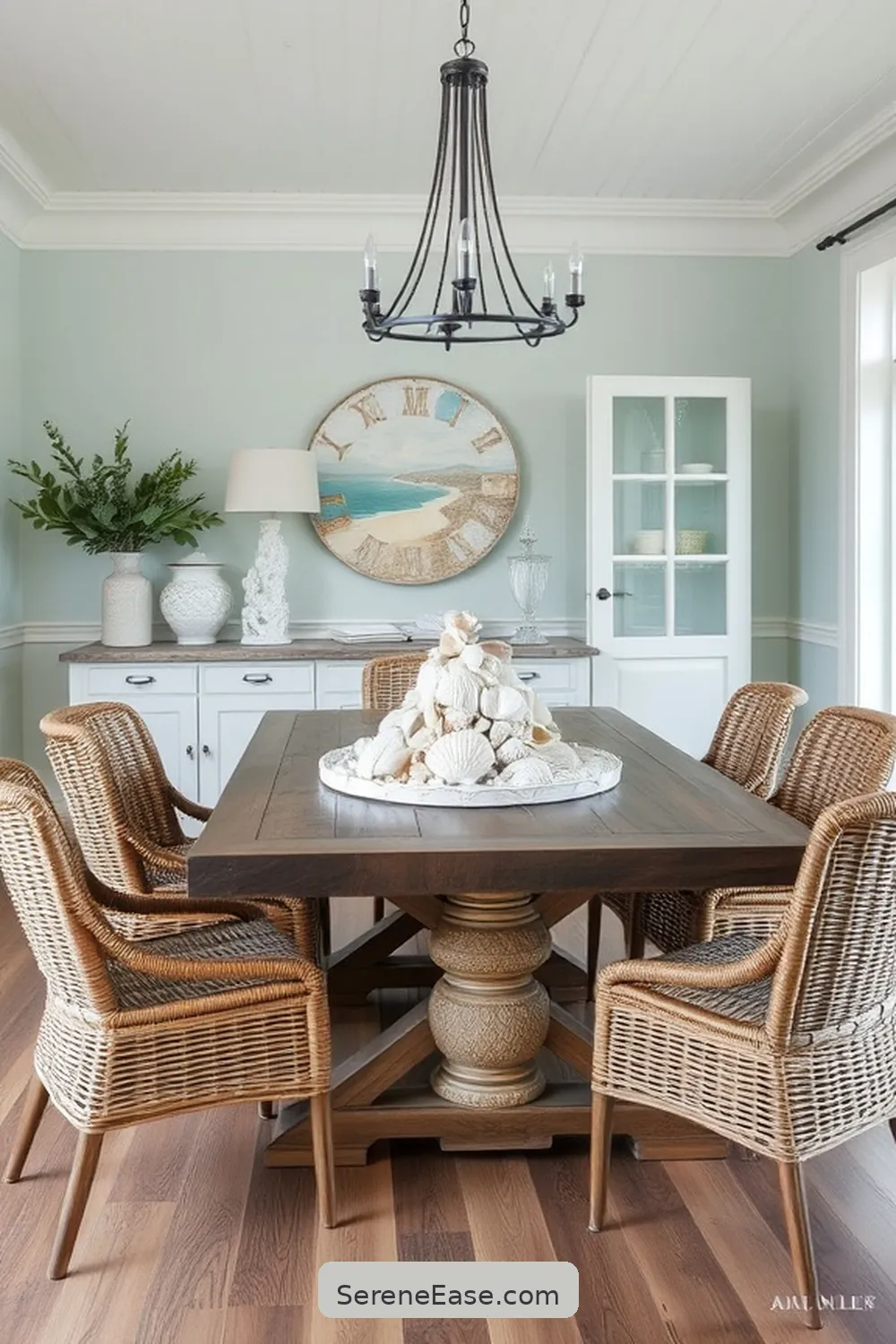 Transform Your Dining Room: Coastal Style Meets Neutral Tones 7 Creating a Focal Point for Transform Your Dining Room: Coastal Style Meets Neutral Tones