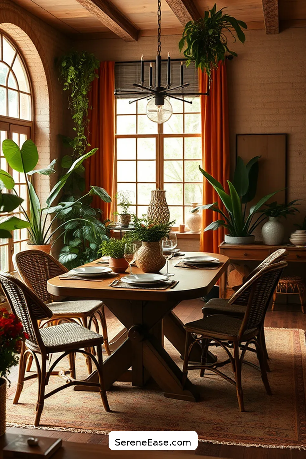 Transform Your Dining Room With Easy Bohemian Style and Earth Tones 4 Choosing the Right Color Palette for Transform Your Dining Room With Easy Bohemian Style and Earth Tones