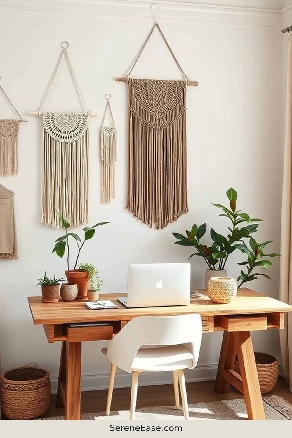 Transform Your Home Office With Neutral Tones in Bohemian Style 15 DIY Bohemian Decor Ideas for Transform Your Home Office With Neutral Tones in Bohemian Style