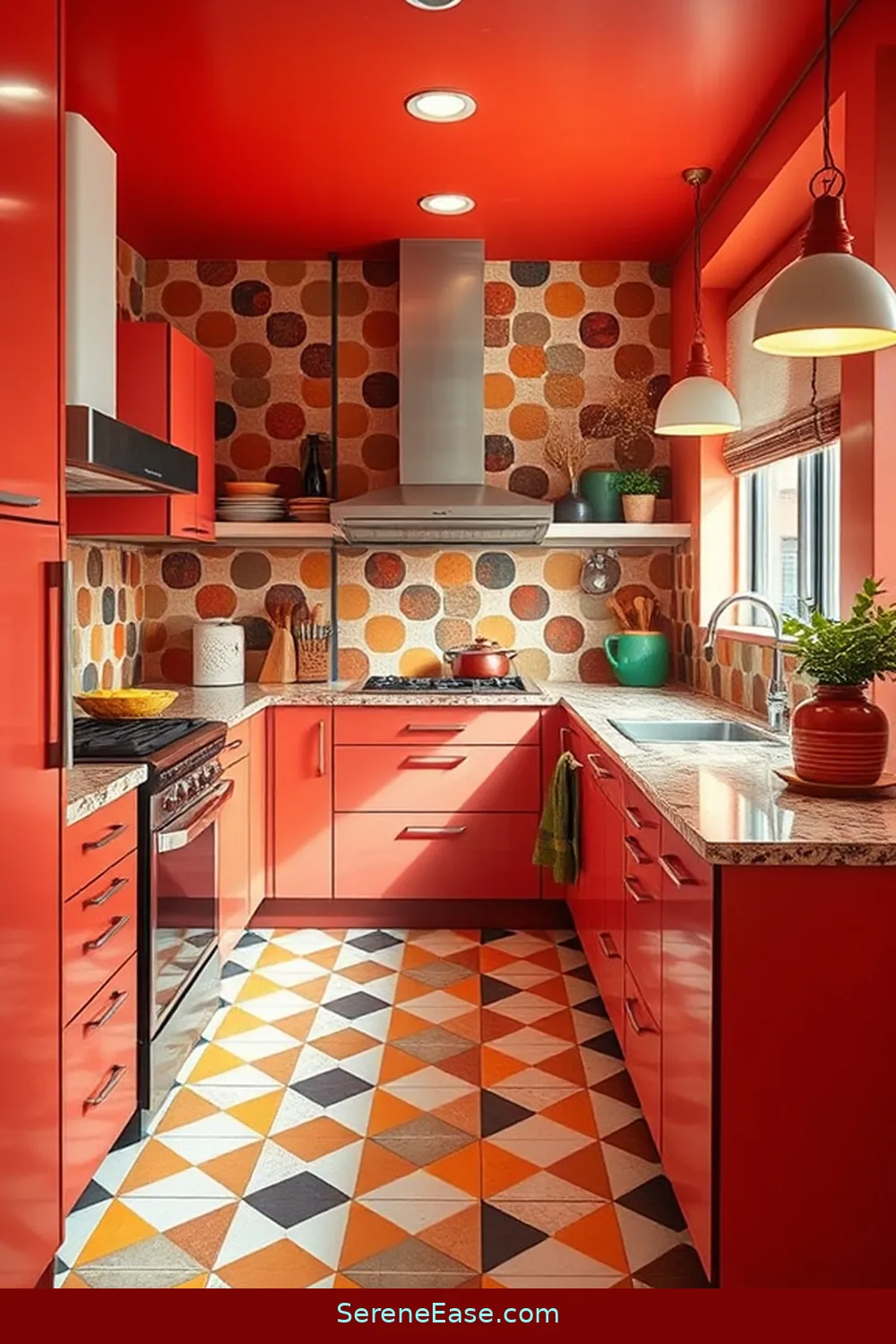 Transform Your Kitchen: Embracing Mid-Century Modern Brightness and Bold Style 5 Incorporating Geometric Patterns and Textures for Transform Your Kitchen: Embracing Mid-Century Modern Brightness and Bold Style