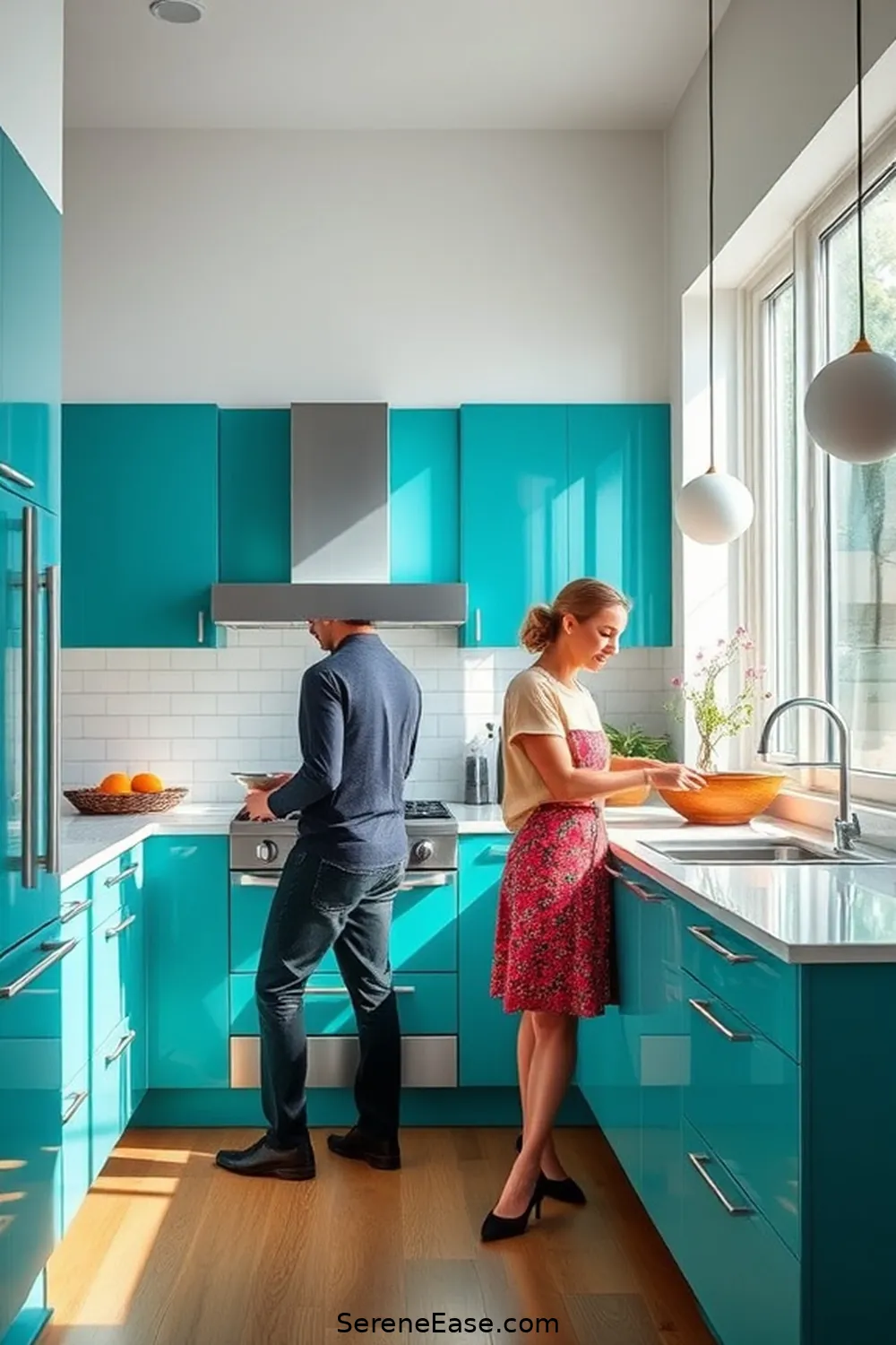 Transform Your Kitchen: Embracing Mid-Century Modern Brightness and Bold Style 6 Updating Cabinets for a Sleek Modern Look for Transform Your Kitchen: Embracing Mid-Century Modern Brightness and Bold Style