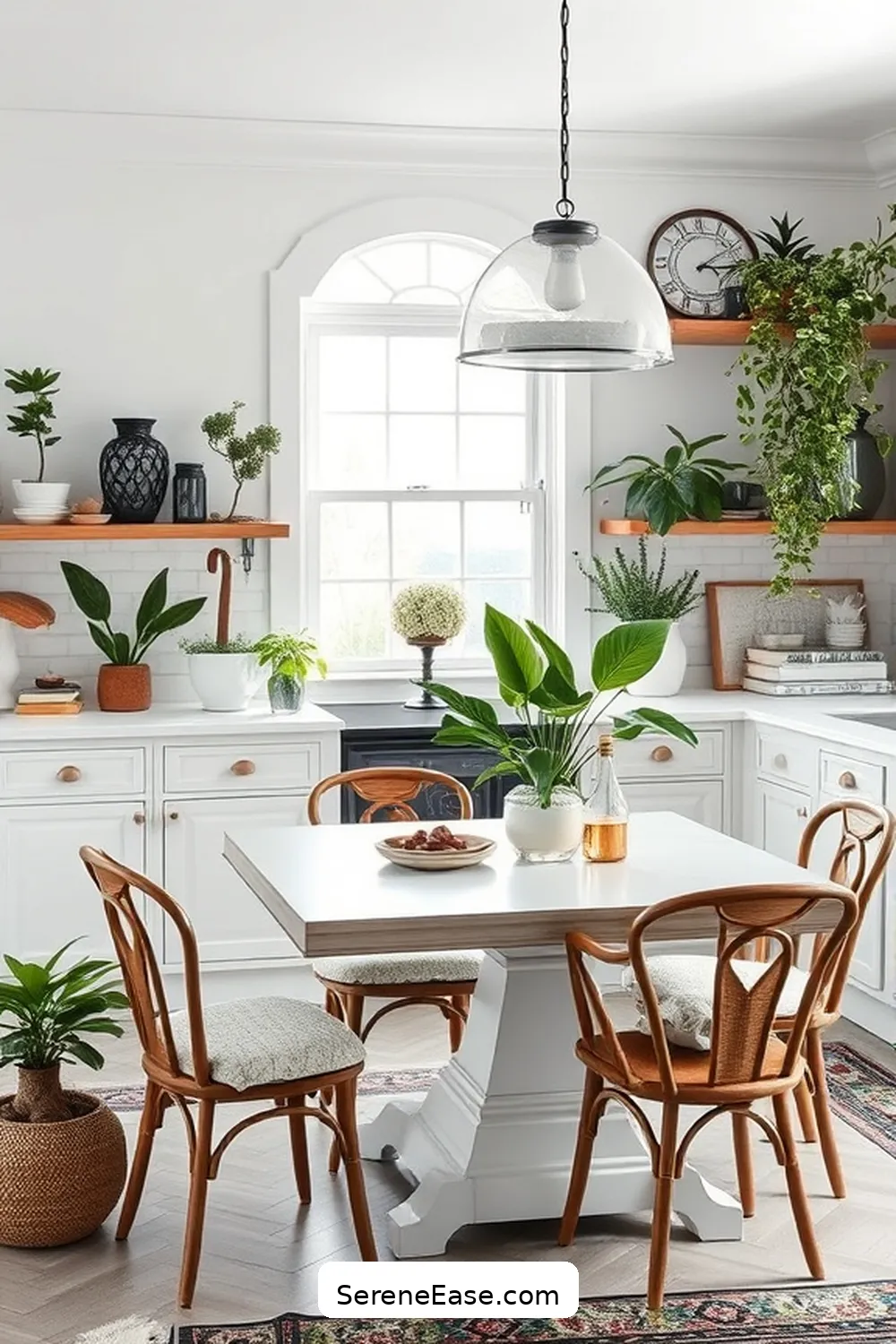 Transform Your Kitchen Into a Black and White Bohemian Style 9 Choose Functional Yet Stylish Furniture for Transform Your Kitchen Into a Black and White Bohemian Style