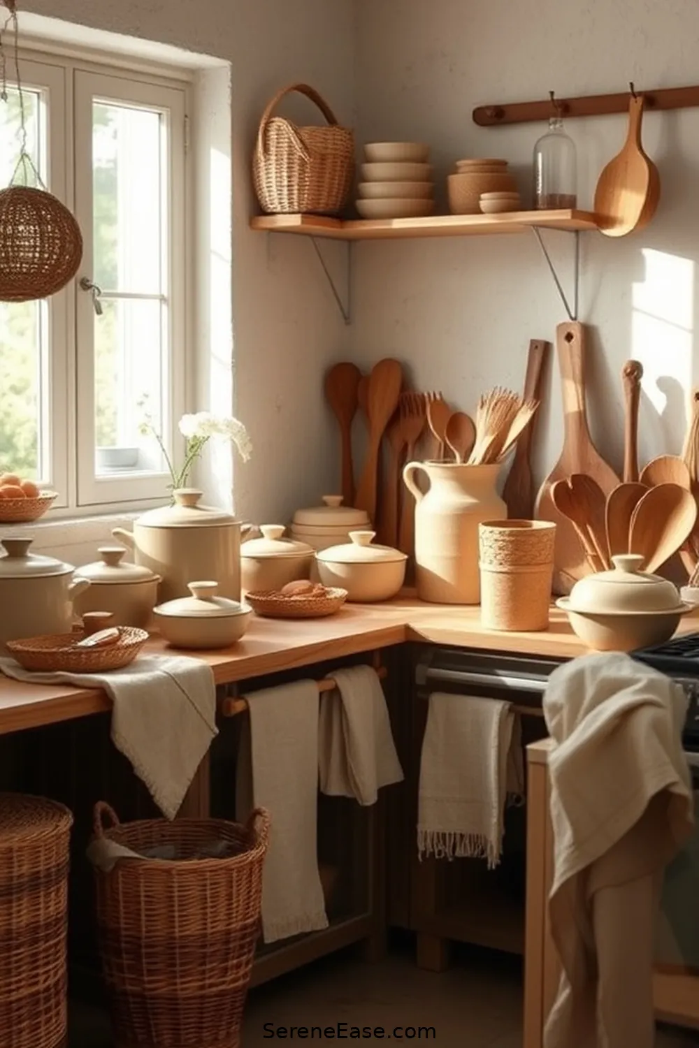 Transform Your Kitchen With Neutral Tones in Rustic Style 9 Accessorizing With Rustic Decor for Transform Your Kitchen With Neutral Tones in Rustic Style