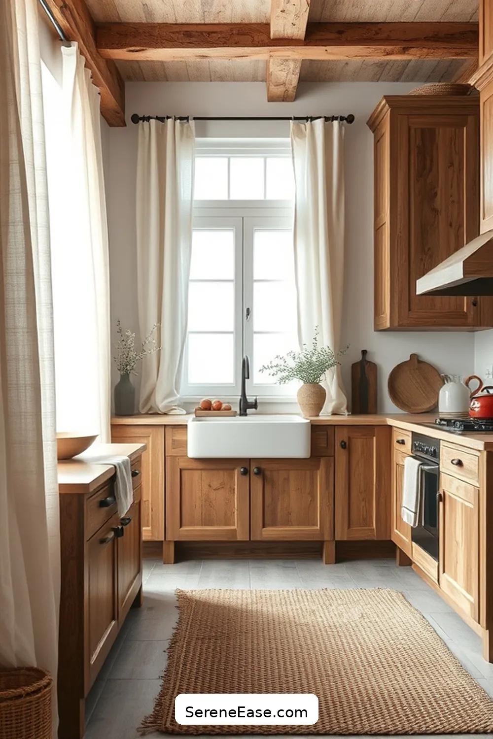 Transform Your Kitchen With Neutral Tones in Rustic Style 10 Creating a Cozy Atmosphere With Textures for Transform Your Kitchen With Neutral Tones in Rustic Style