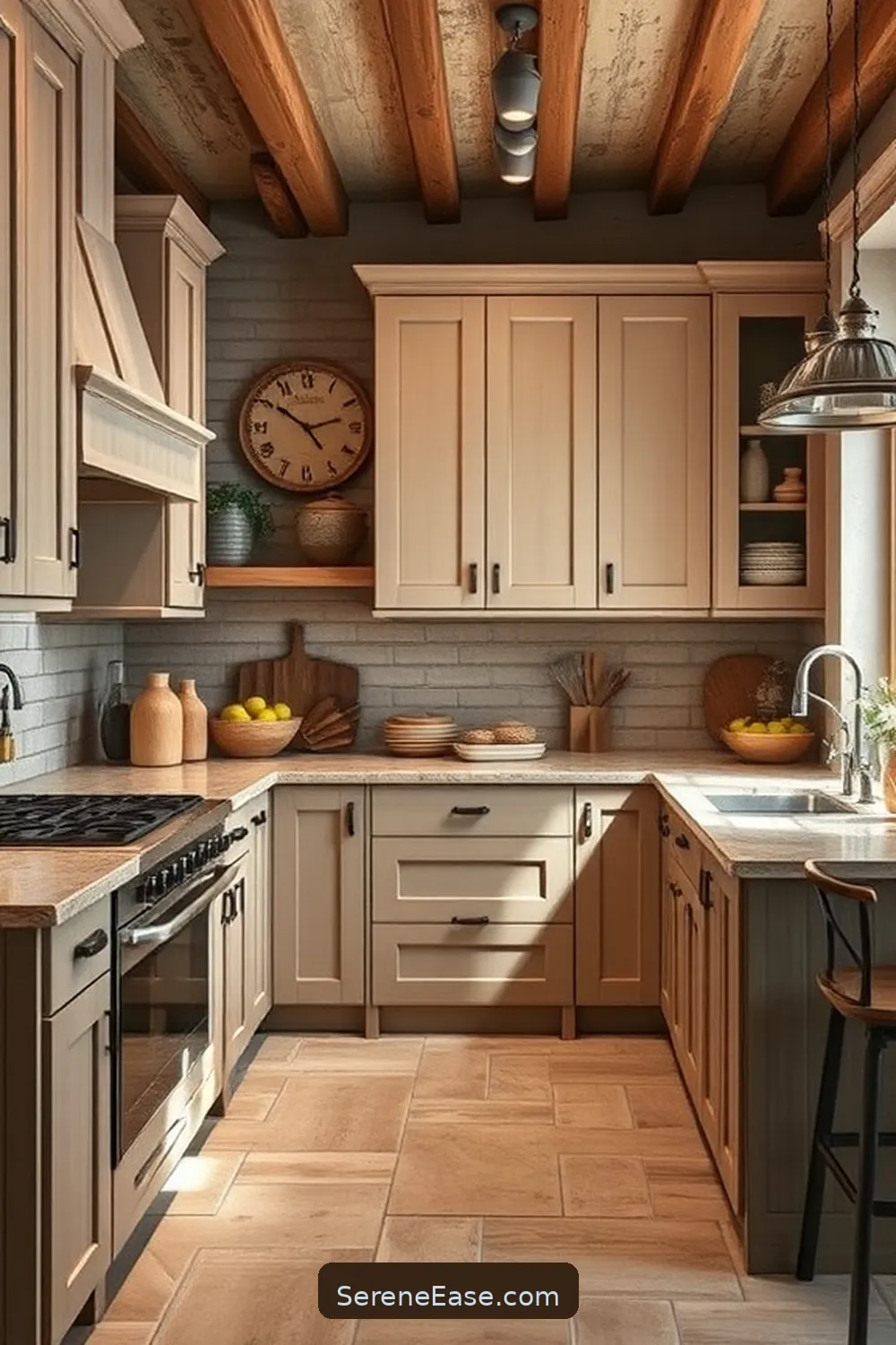 Transform Your Kitchen With Neutral Tones in Rustic Style 2 The Allure of Neutral Tones in Kitchen Design for Transform Your Kitchen With Neutral Tones in Rustic Style