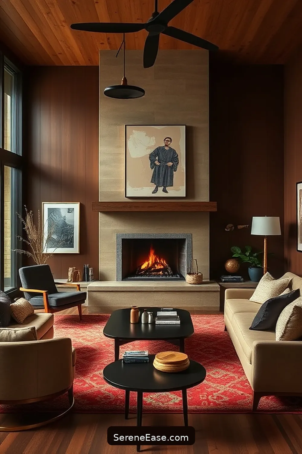 Transform Your Living Room With Earth Tones and Mid-Century Modern Style 12 Creating a Focal Point in Your Living Room for Transform Your Living Room With Earth Tones and Mid-Century Modern Style