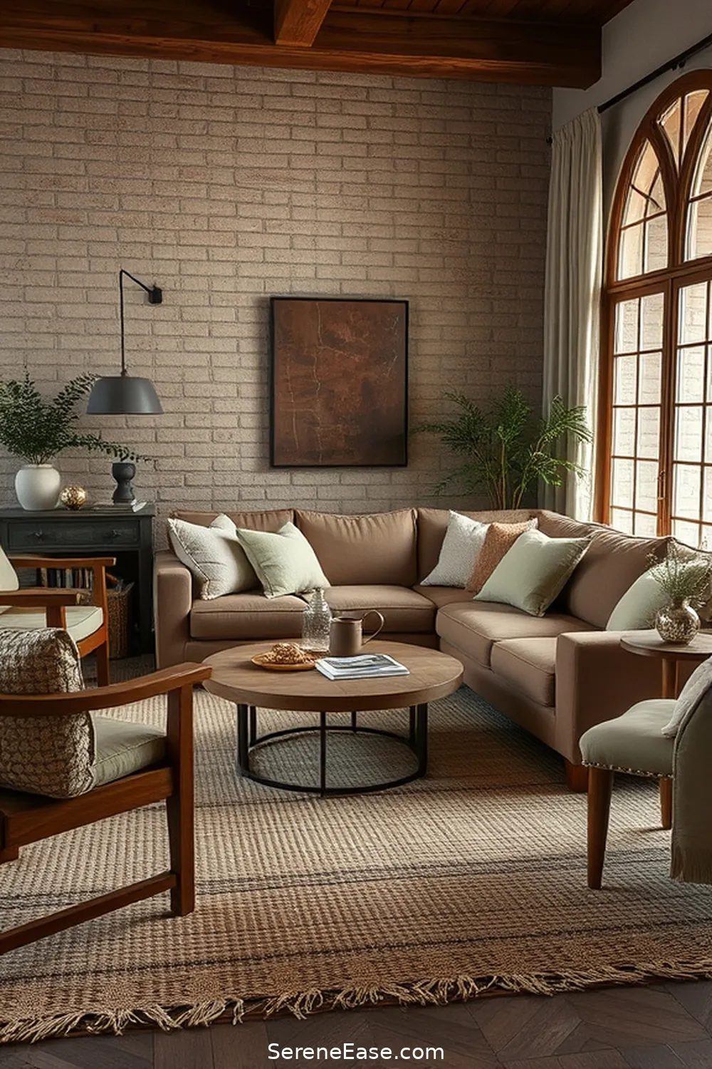 Transform Your Living Room With Earth Tones and Mid-Century Modern Style 5 Incorporating Textures for Depth for Transform Your Living Room With Earth Tones and Mid-Century Modern Style