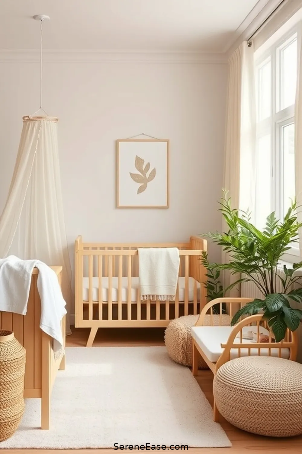 Transform Your Nursery With Metallic Accents in Scandinavian Style 11 Balancing Metallic Accents With Natural Materials for Transform Your Nursery With Metallic Accents in Scandinavian Style