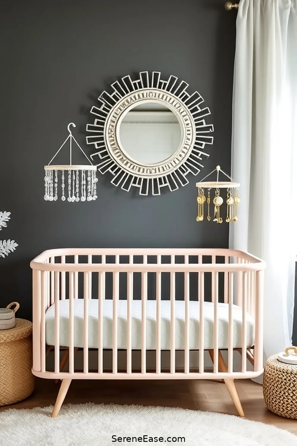Transform Your Nursery With Metallic Accents in Scandinavian Style 9 Creating a Focal Point With Metallic Elements for Transform Your Nursery With Metallic Accents in Scandinavian Style