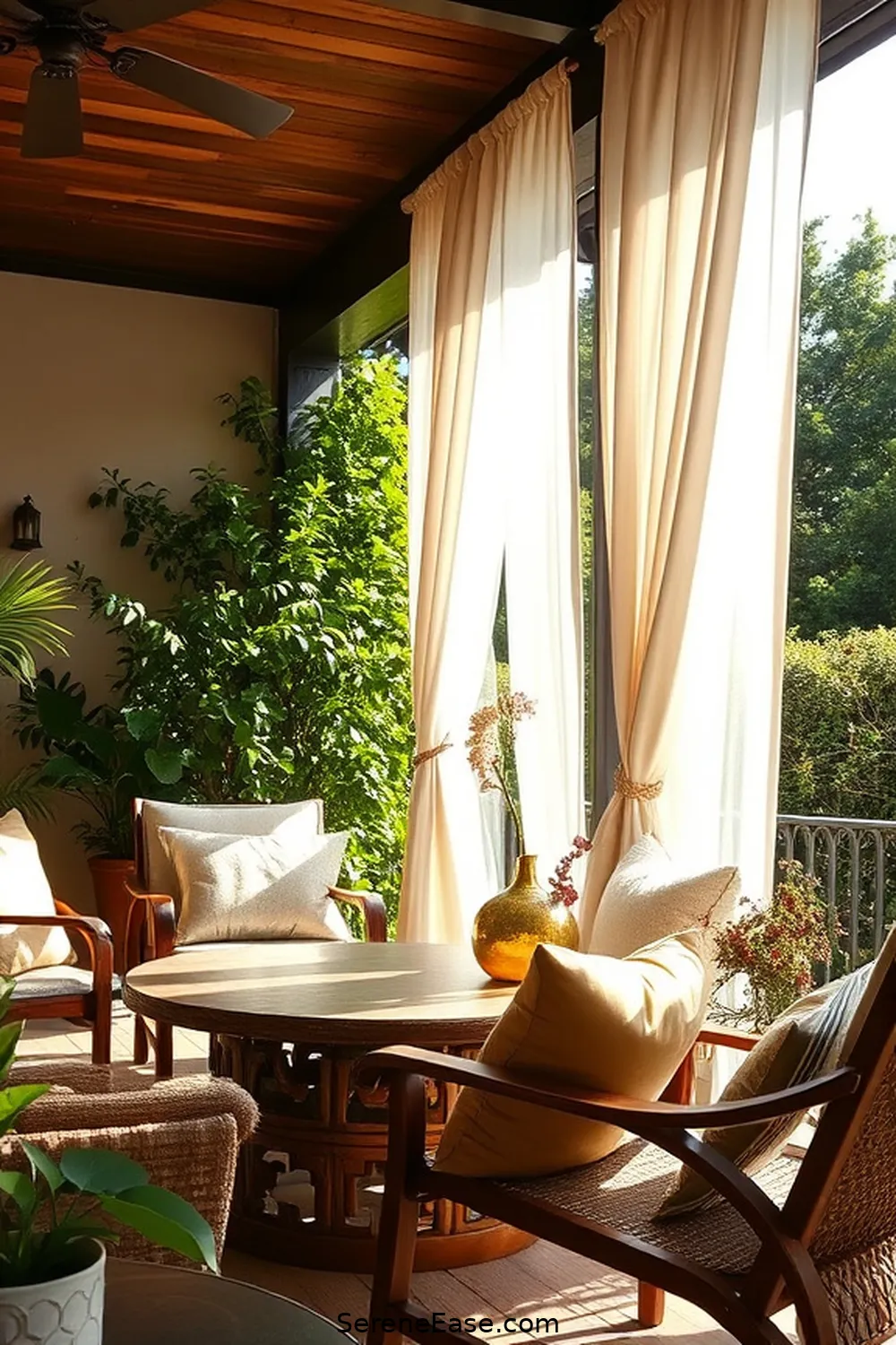 Transform Your Outdoor Patio With Metallic Accents in Bohemian Style 7 Create Texture With Metallic Textiles for Transform Your Outdoor Patio With Metallic Accents in Bohemian Style