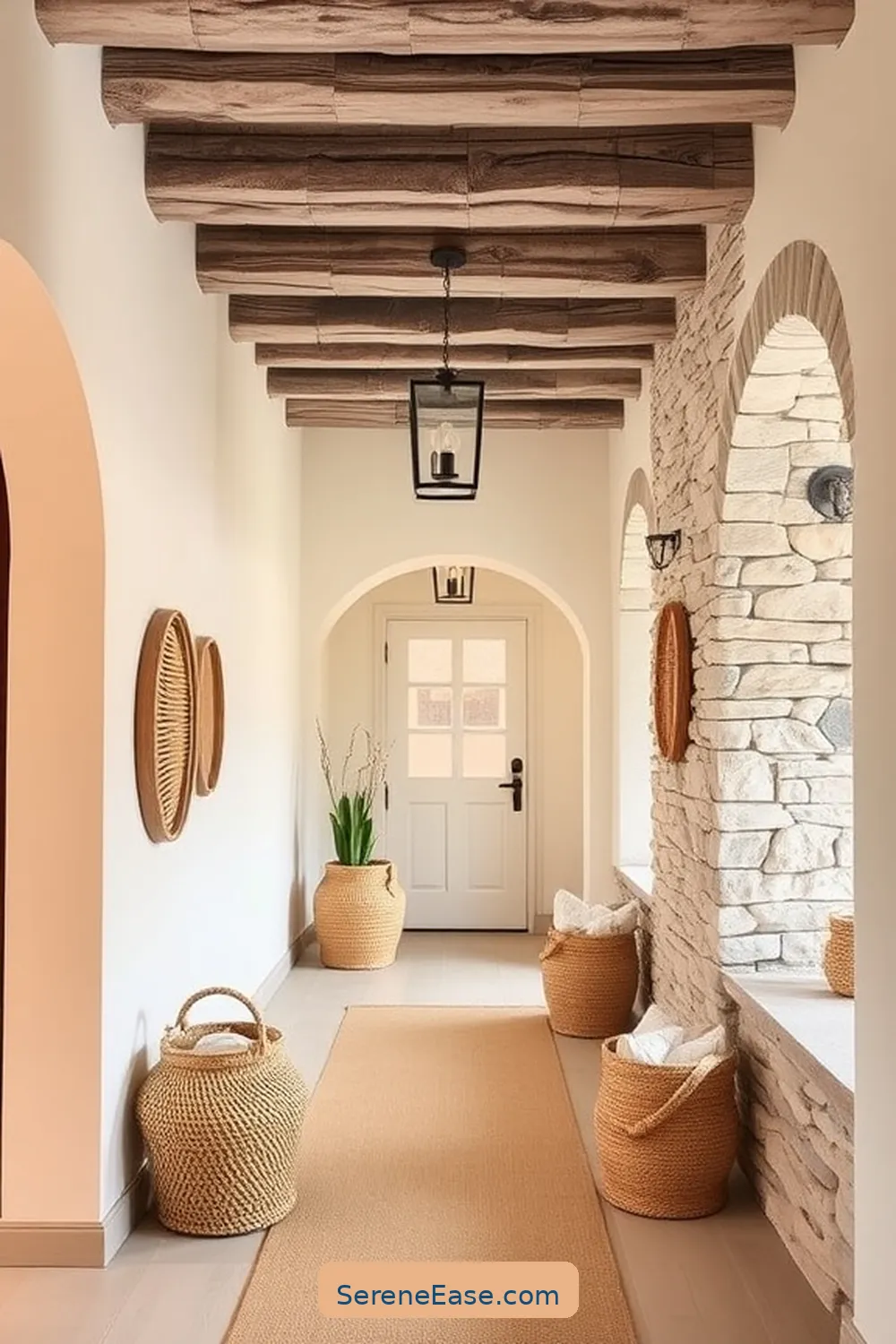 Transforming Your Hallway: Blending Pastels With Rustic Style 5 Incorporating Rustic Textures: Wood, Stone, and More for Transforming Your Hallway: Blending Pastels With Rustic Style
