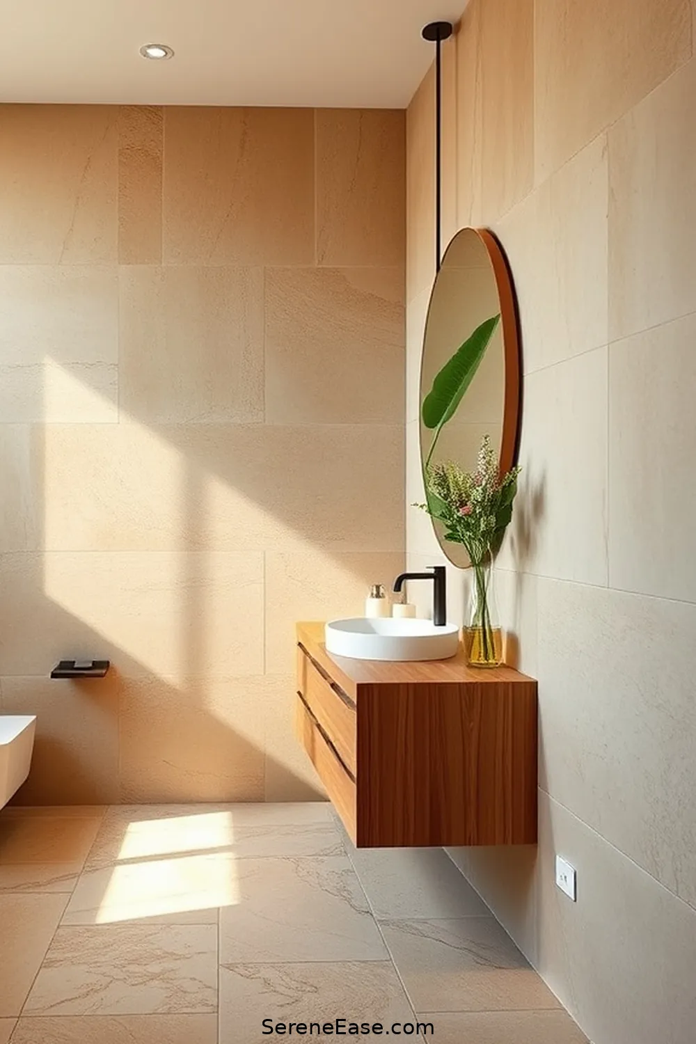 Using Earth Tones for a Minimalist Bathroom Style 3 Benefits of Earth Tones in a Bathroom for Using Earth Tones for a Minimalist Bathroom Style