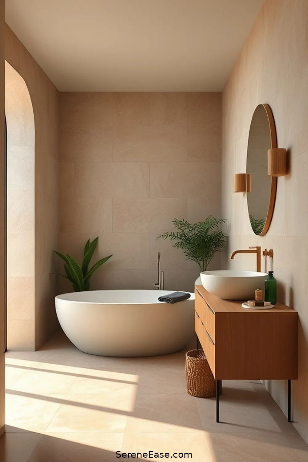 Using Earth Tones for a Minimalist Bathroom Style 12 Combining Earth Tones With Minimalist Decor for Using Earth Tones for a Minimalist Bathroom Style