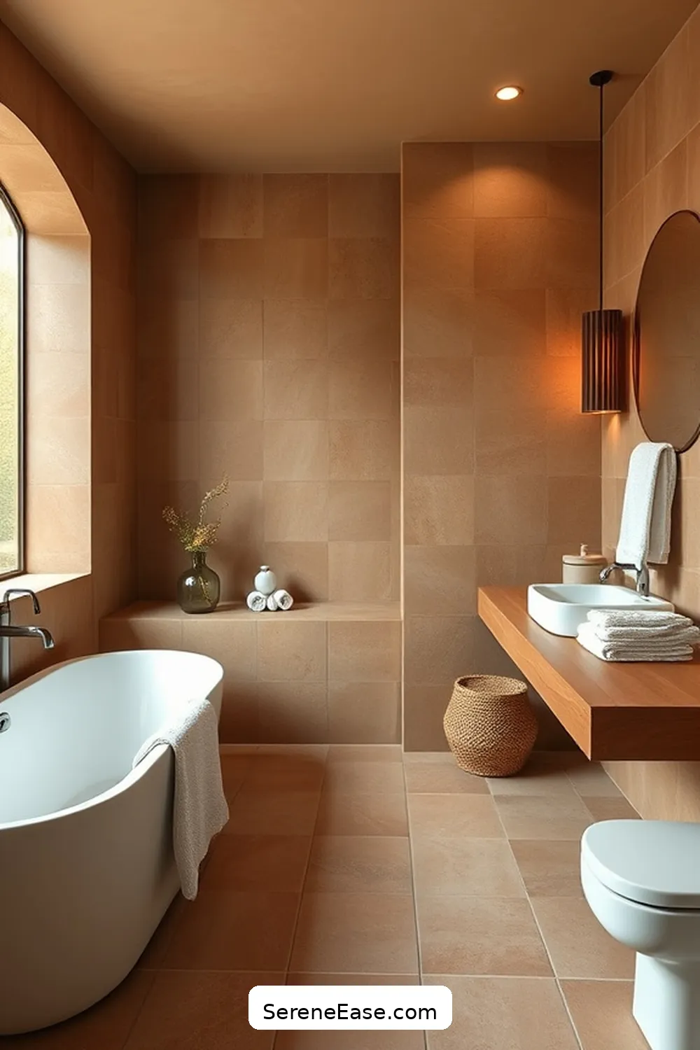Using Earth Tones for a Minimalist Bathroom Style 8 Textures That Enhance Earth Tone Designs for Using Earth Tones for a Minimalist Bathroom Style