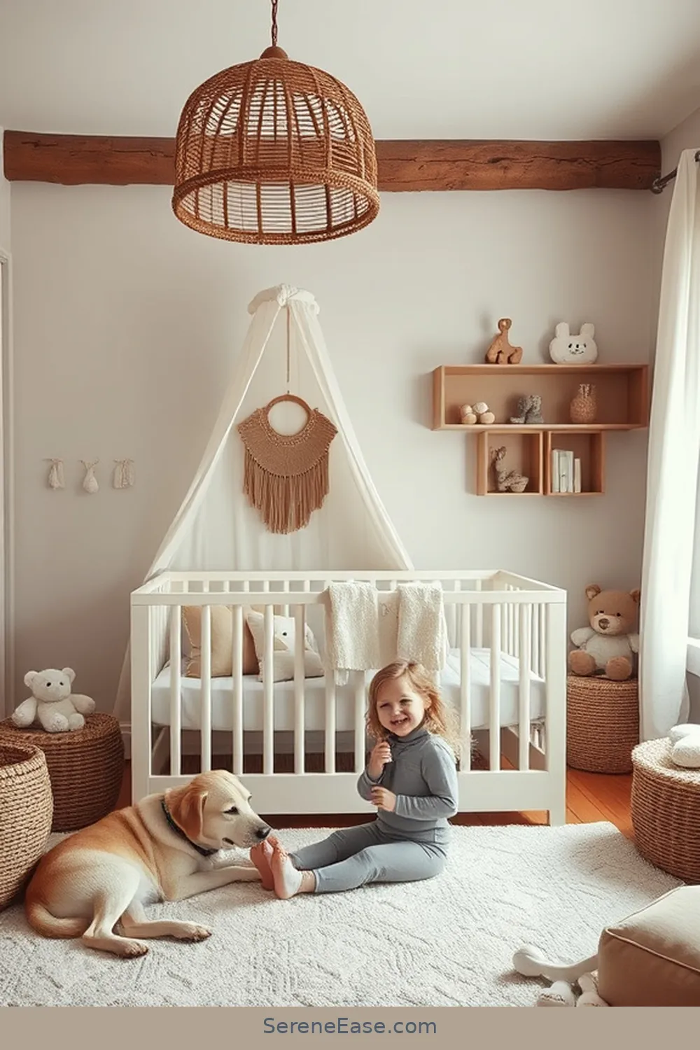 Transitioning the Nursery as Your Child Grows for Using Neutral Tones in a Rustic Nursery Style