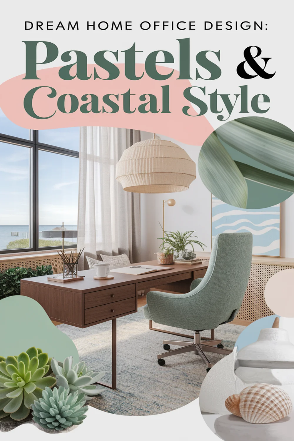 Image for: Designing Your Dream Home Office With Pastels and Coastal Style